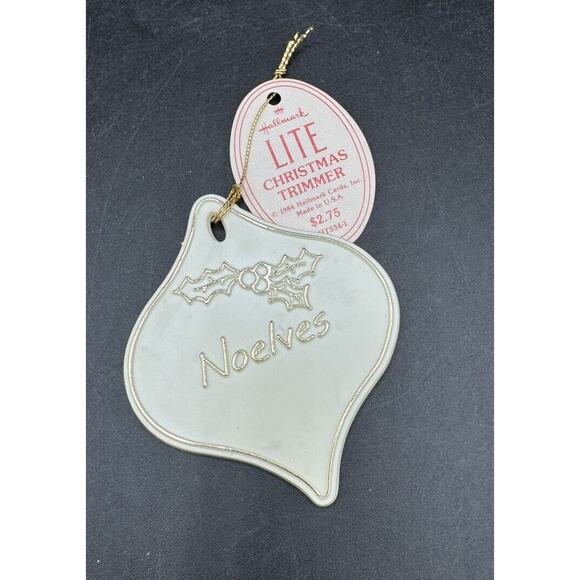 New 1982 Hallmark QHT534-1 Lite Christmas Trimmer Tree Ornament NO ELVES Rare 6D - Picture 1 of 8